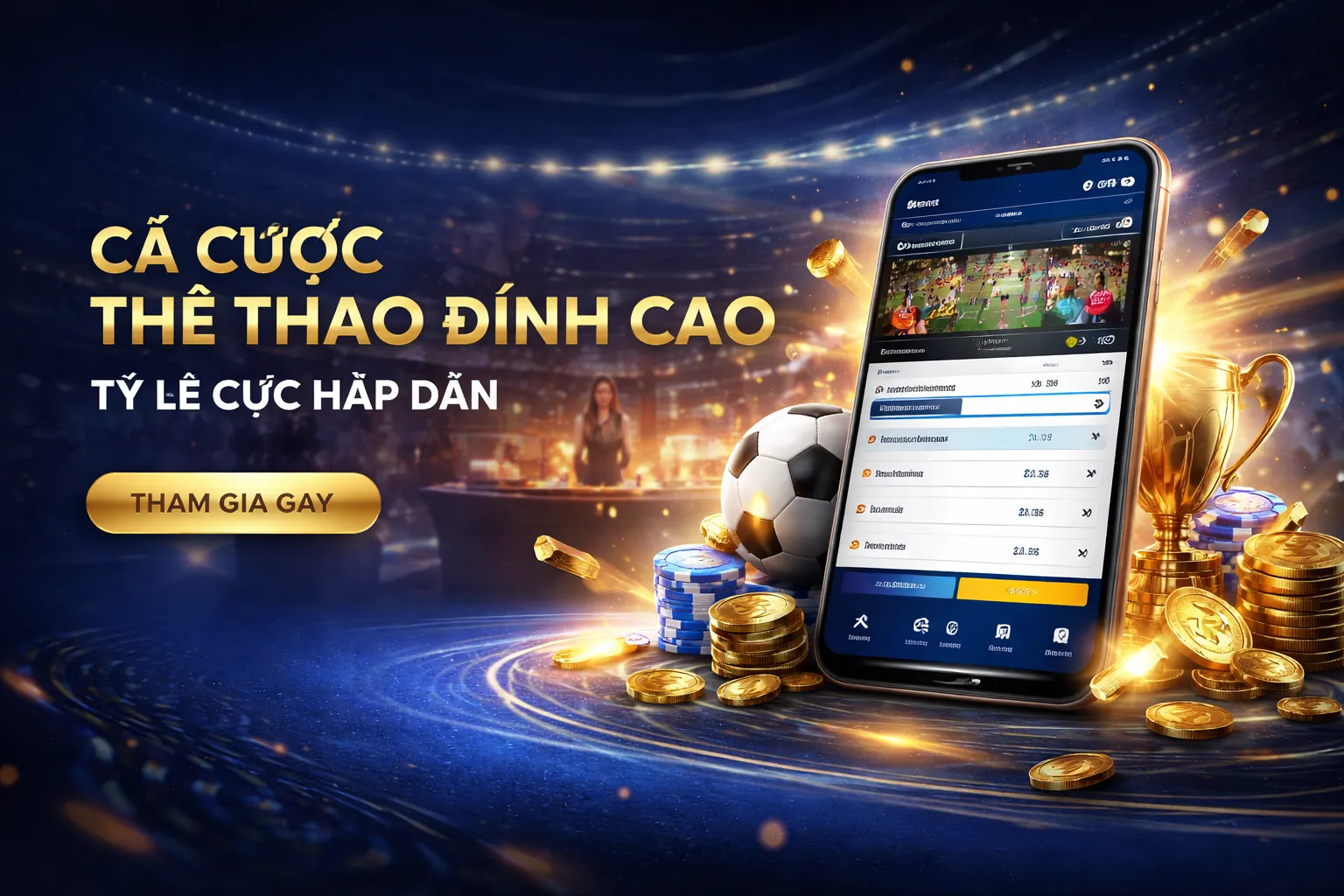 Cá cược thể thao bóng đá trên f1680 app ios